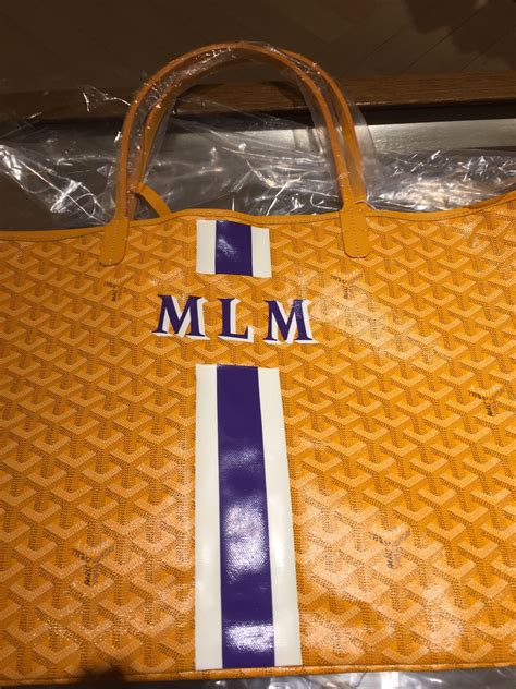 personalized goyard purse